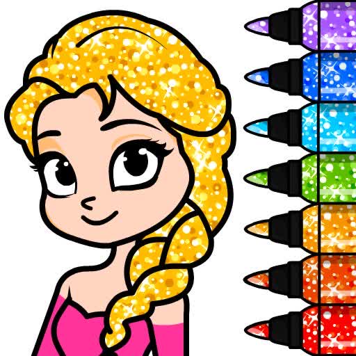 Princess Coloring Book Games