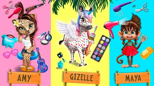 Jungle Animal Hair Salon 2_3