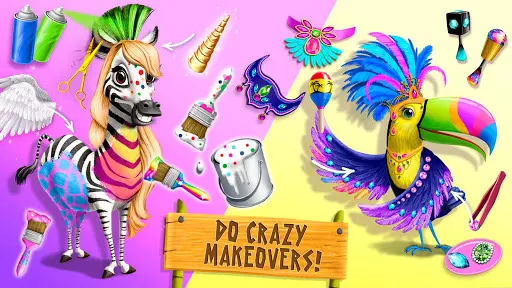 Jungle Animal Hair Salon 2_5