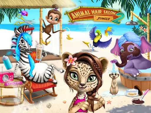 Jungle Animal Hair Salon 2_9