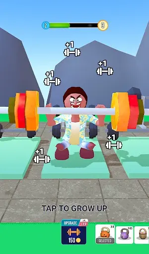 Gym Workout Clicker: Muscle Up_1