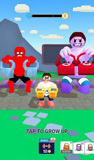 Gym Workout Clicker: Muscle Up_2