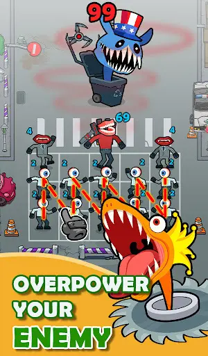 Merge War: Monster vs Cyberman_1