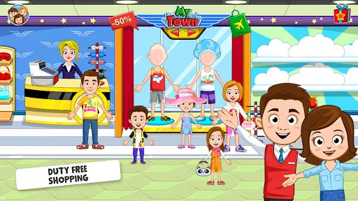 My Town Airport games for kids_3
