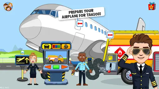My Town Airport games for kids_4