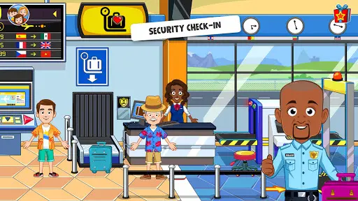 My Town Airport games for kids_8