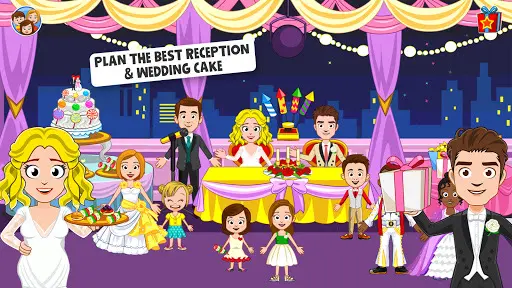 My Town: Wedding Day girl game_0