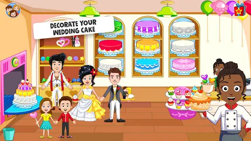 My Town: Wedding Day girl game_8
