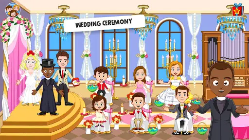 My Town: Wedding Day girl game_9