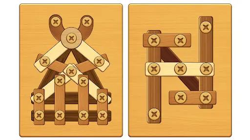 Screw Puzzle: Wood Nut & Bolt_6