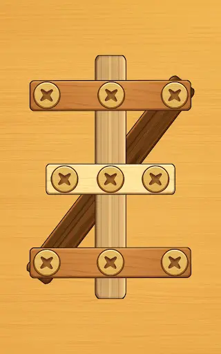 Screw Puzzle: Wood Nut & Bolt_9